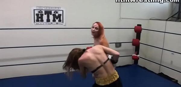  White Girls Strip Fight Boxing Match